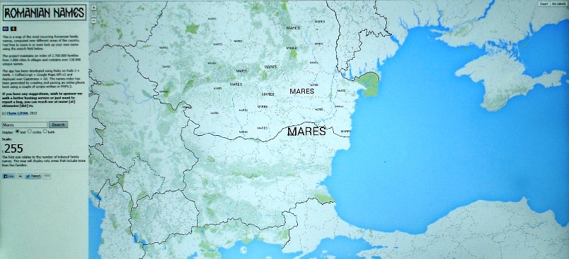 Romanian Names - Mares